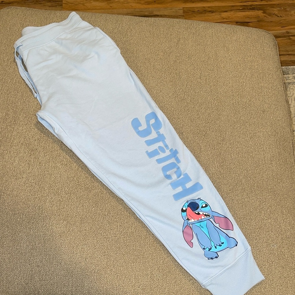 Disney Stitch blue sweatpants